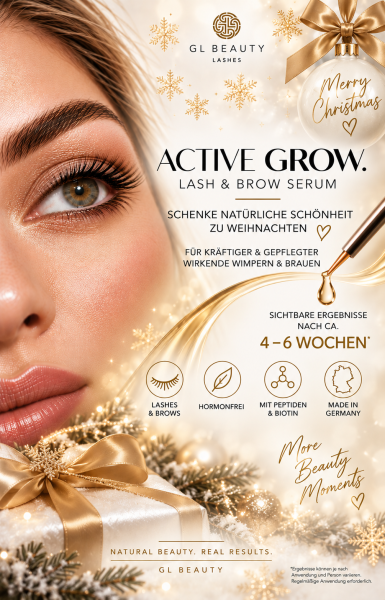 ACTIVE GROW Display | Lash & Brow Serum | Verkaufsdisplay für Studio & Salon